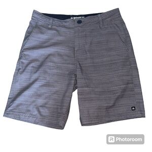 MICROS size 30 Men’s board shorts gray and black